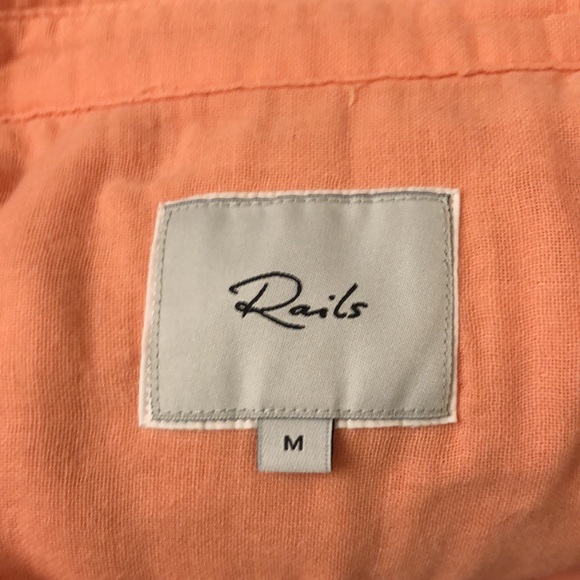 Rails Womens Ellis Top in Peach. Size Medium. EUC. - Picture 4 of 4